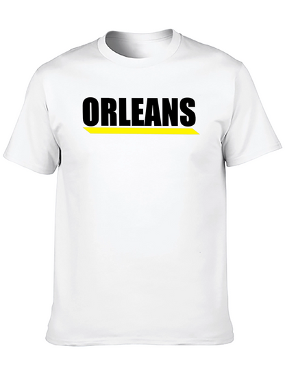 Orleans Graphic Tee - Black Cotton Comfort