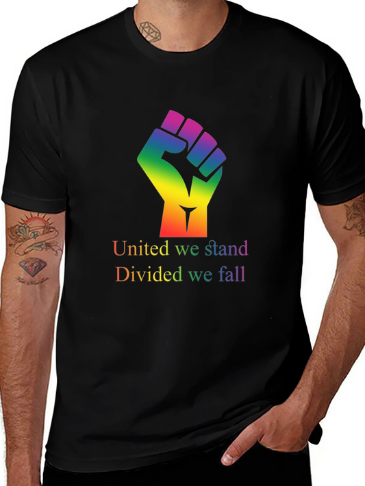 Unity Fist Graphic Tee - Stand United Divided We Fall
