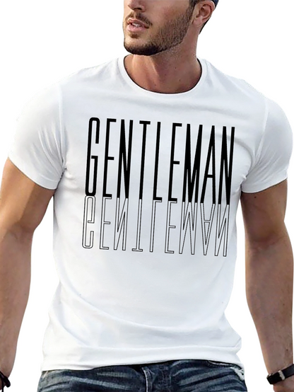 Gentleman Graphic Tee - Soft & Stylish