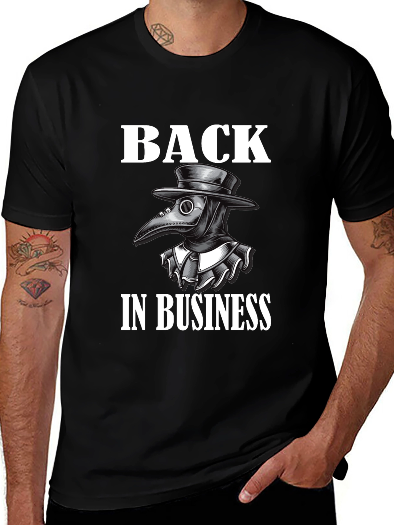 Plague Doctor Back in Business T-Shirt