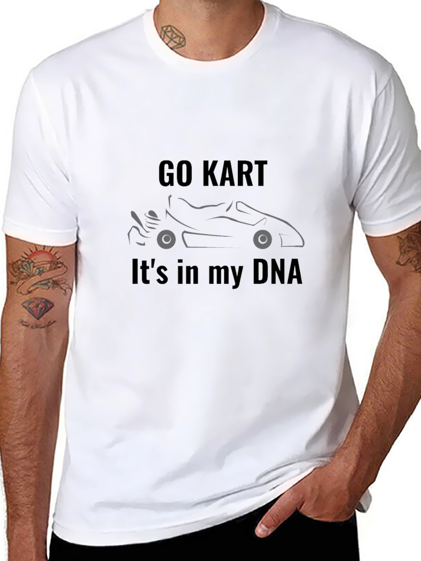 Go Kart DNA Black T-Shirt
