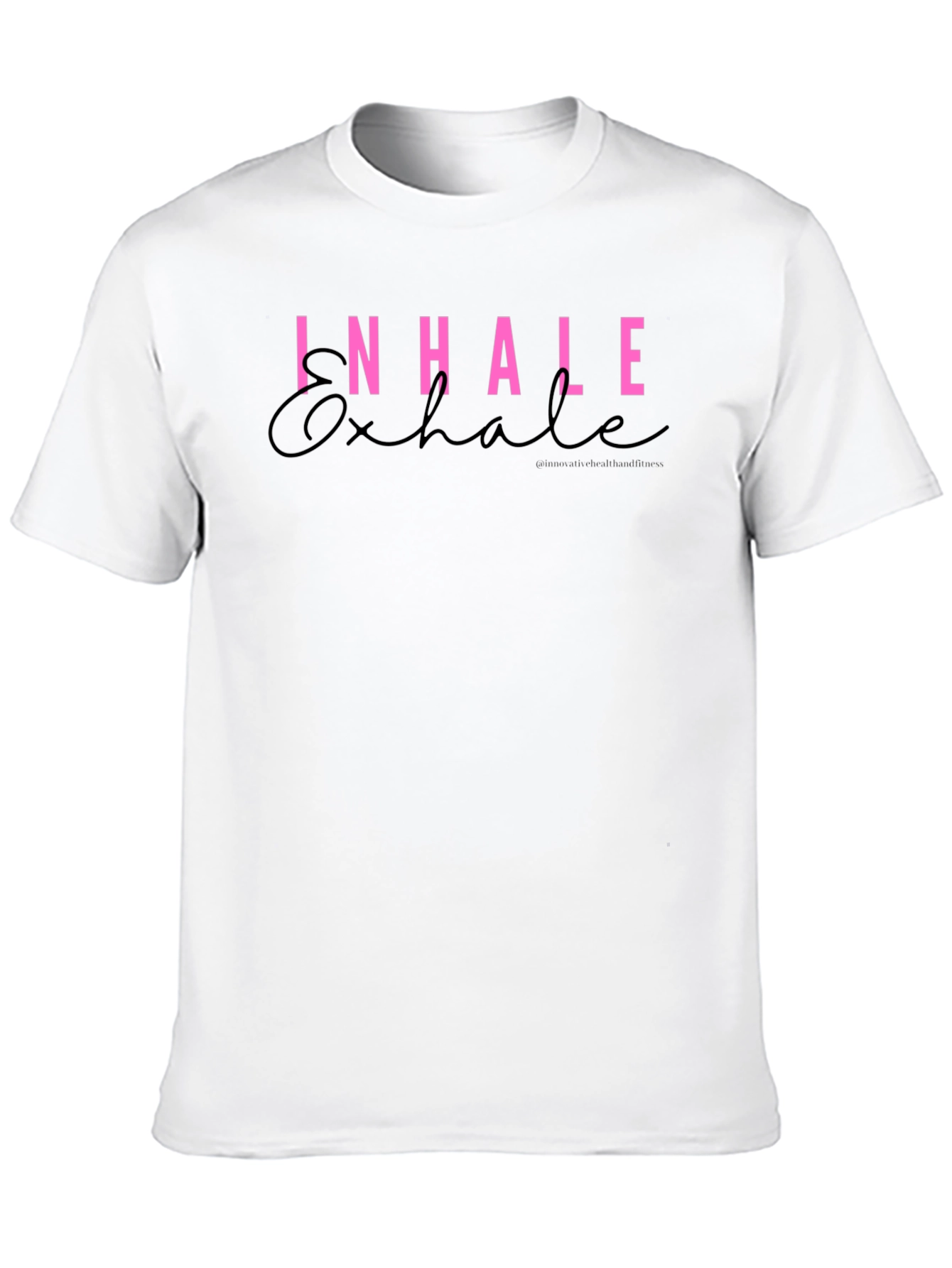 Inhale Exhale Graphic Tee - Stylish Comfort
