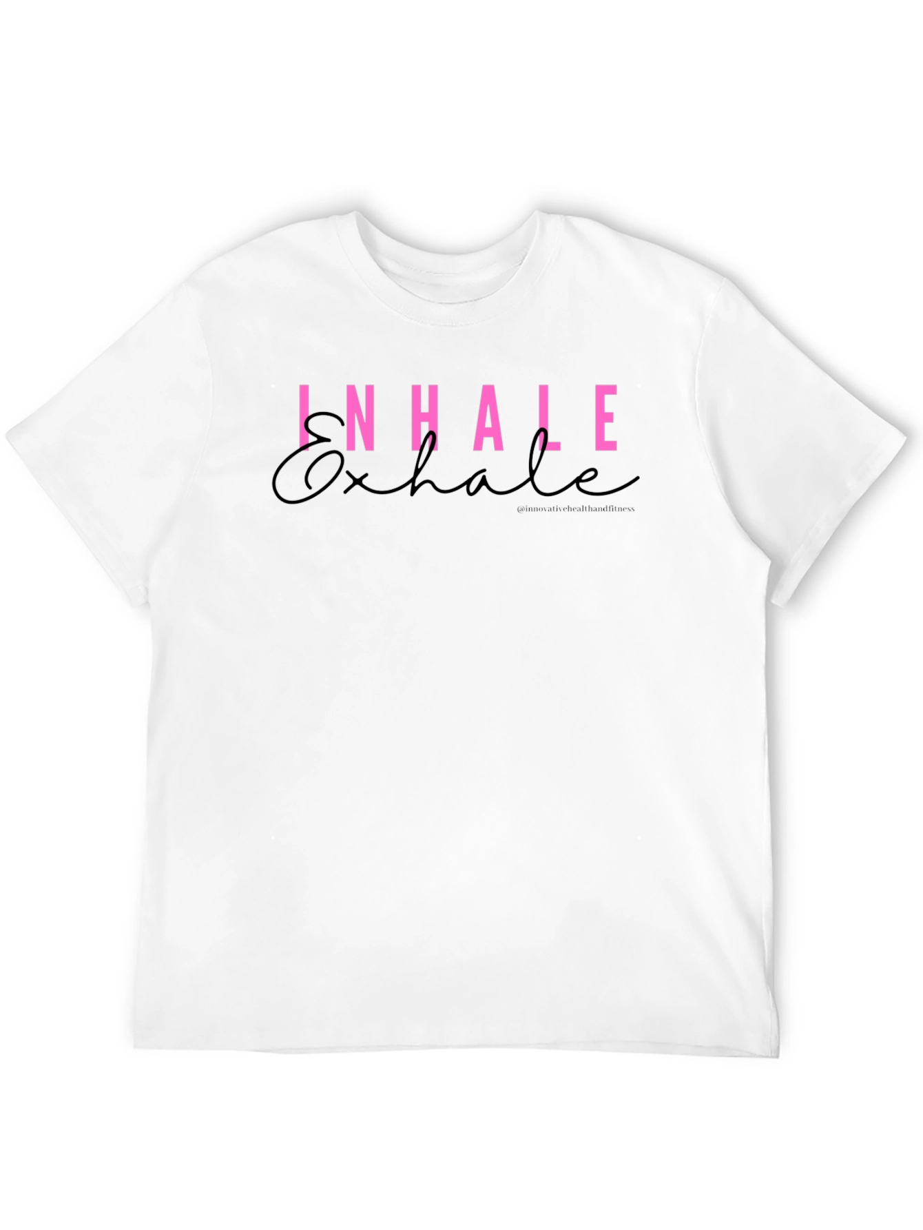 Inhale Exhale Graphic Tee - Stylish Comfort