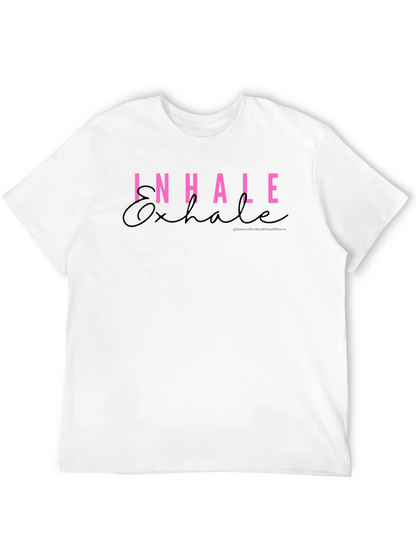 Inhale Exhale Graphic Tee - Stylish Comfort