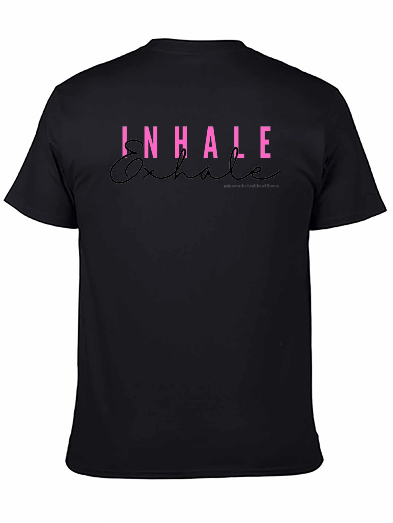 Inhale Exhale Graphic Tee - Stylish Comfort