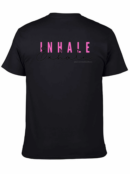 Inhale Exhale Graphic Tee - Stylish Comfort