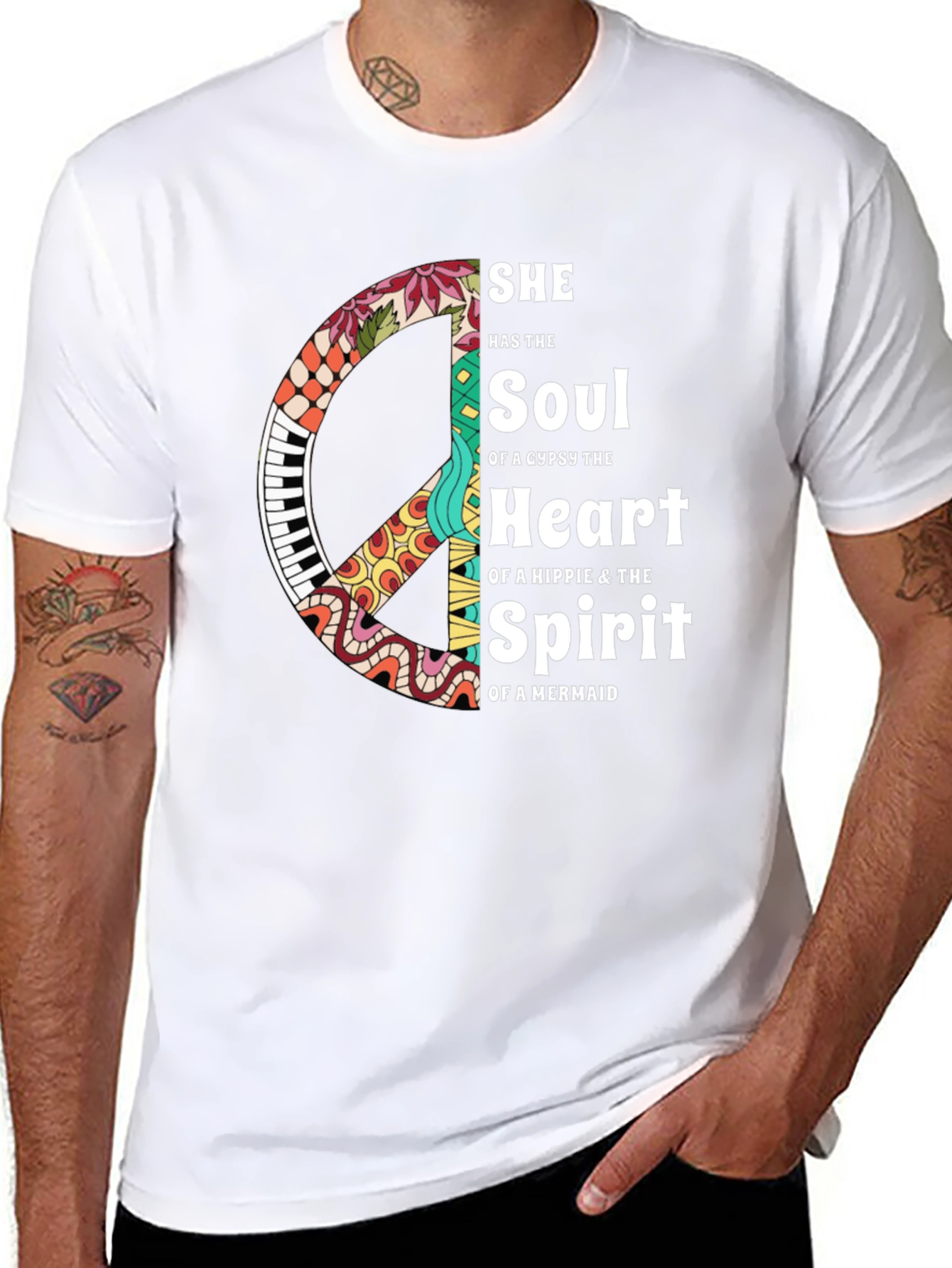 Soul of a Gypsy Hippie Mermaid T-Shirt