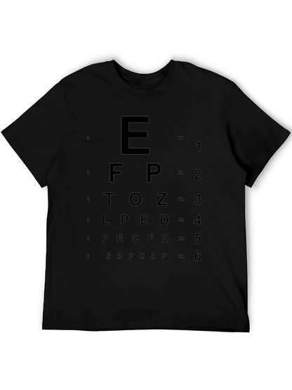 Eye Chart T-Shirt - Vision Test Style