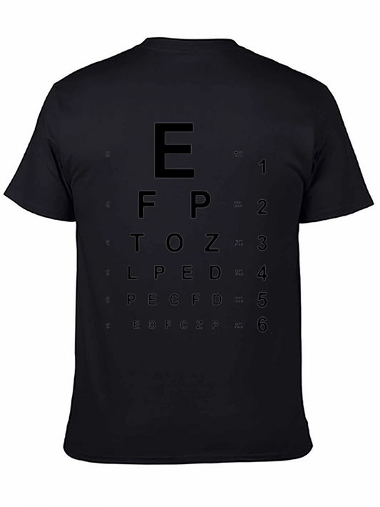 Eye Chart T-Shirt - Vision Test Style