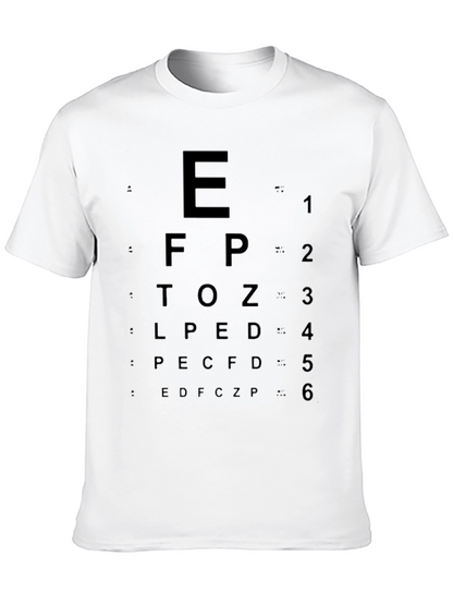 Eye Chart T-Shirt - Vision Test Style