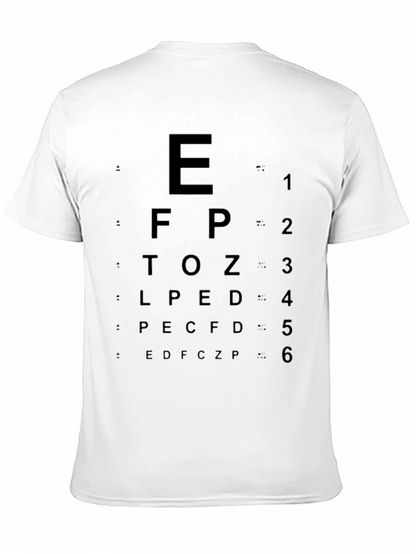 Eye Chart T-Shirt - Vision Test Style