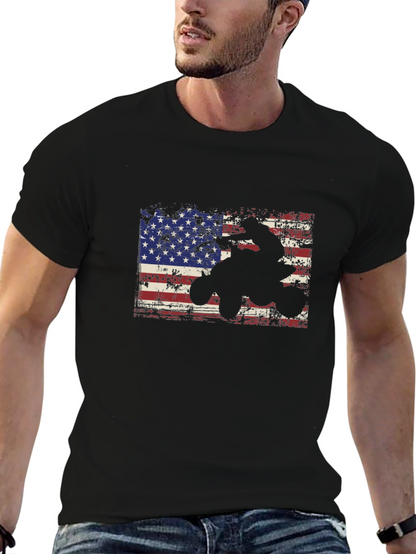 American Flag ATV T-Shirt