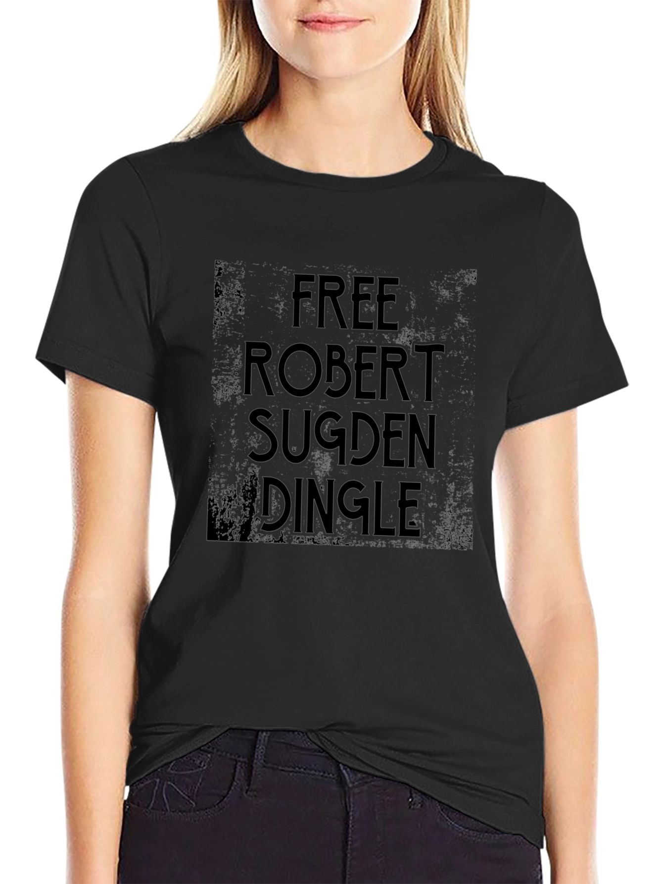 Free Robert Sugden Dingle Black T-Shirt
