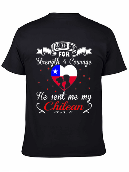 Chilean Love T-Shirt - Strength & Courage
