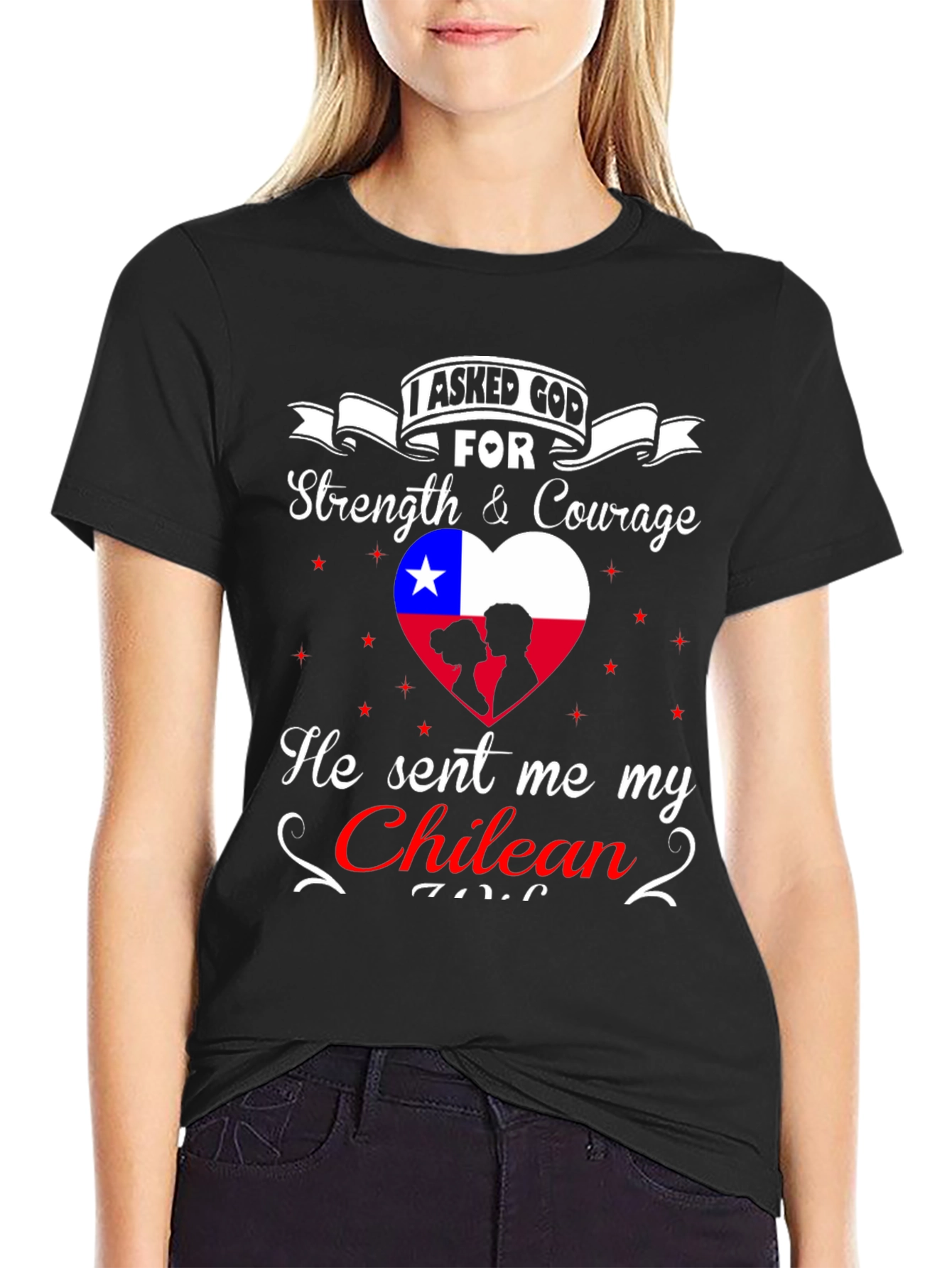 Chilean Love T-Shirt - Strength & Courage