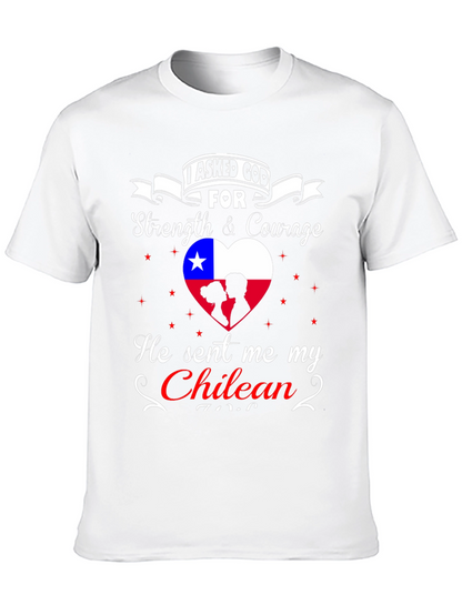 Chilean Love T-Shirt - Strength & Courage