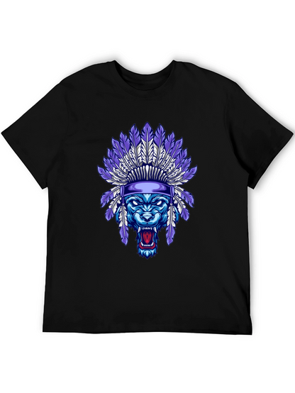 Wolf Headdress Graphic Tee