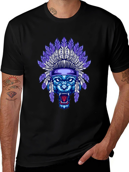 Wolf Headdress Graphic Tee