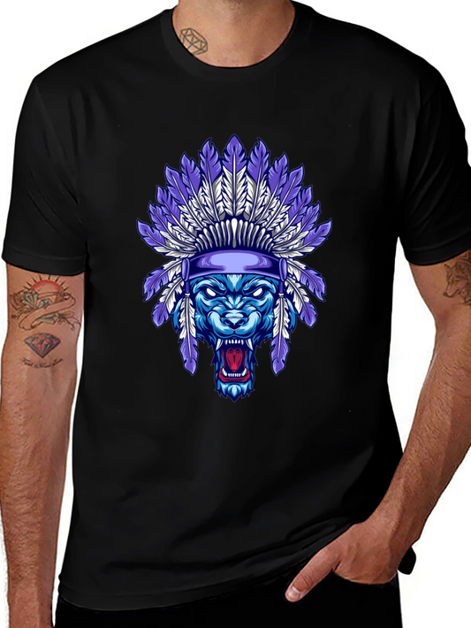 Wolf Headdress Graphic Tee