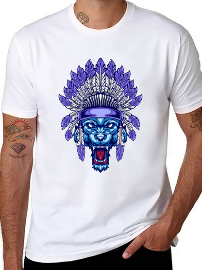 Wolf Headdress Graphic Tee