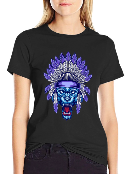 Wolf Headdress Graphic Tee