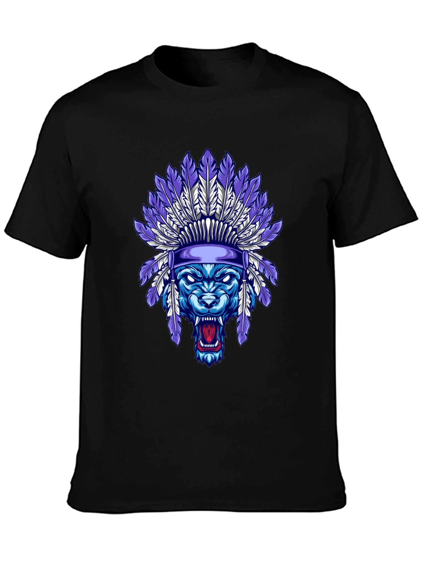 Wolf Headdress Graphic Tee