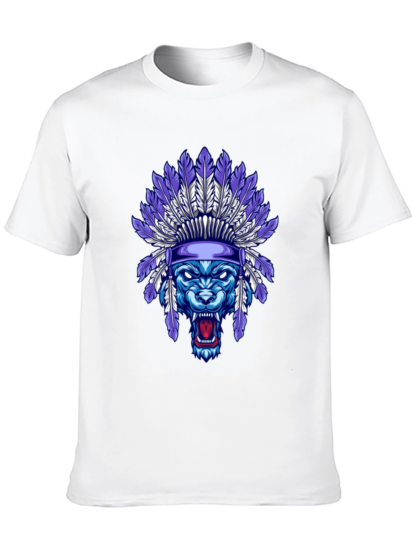 Wolf Headdress Graphic Tee