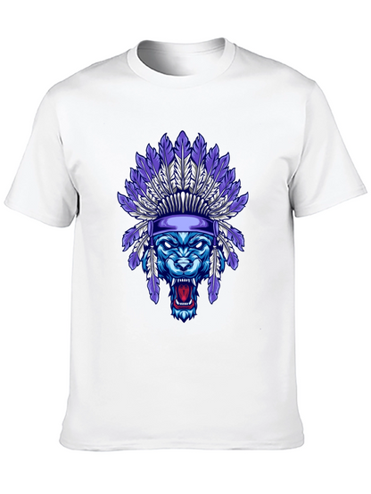 Wolf Headdress Graphic Tee