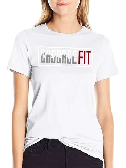 Cascade Fit Black Graphic T-Shirt