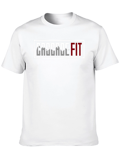 Cascade Fit Black Graphic T-Shirt