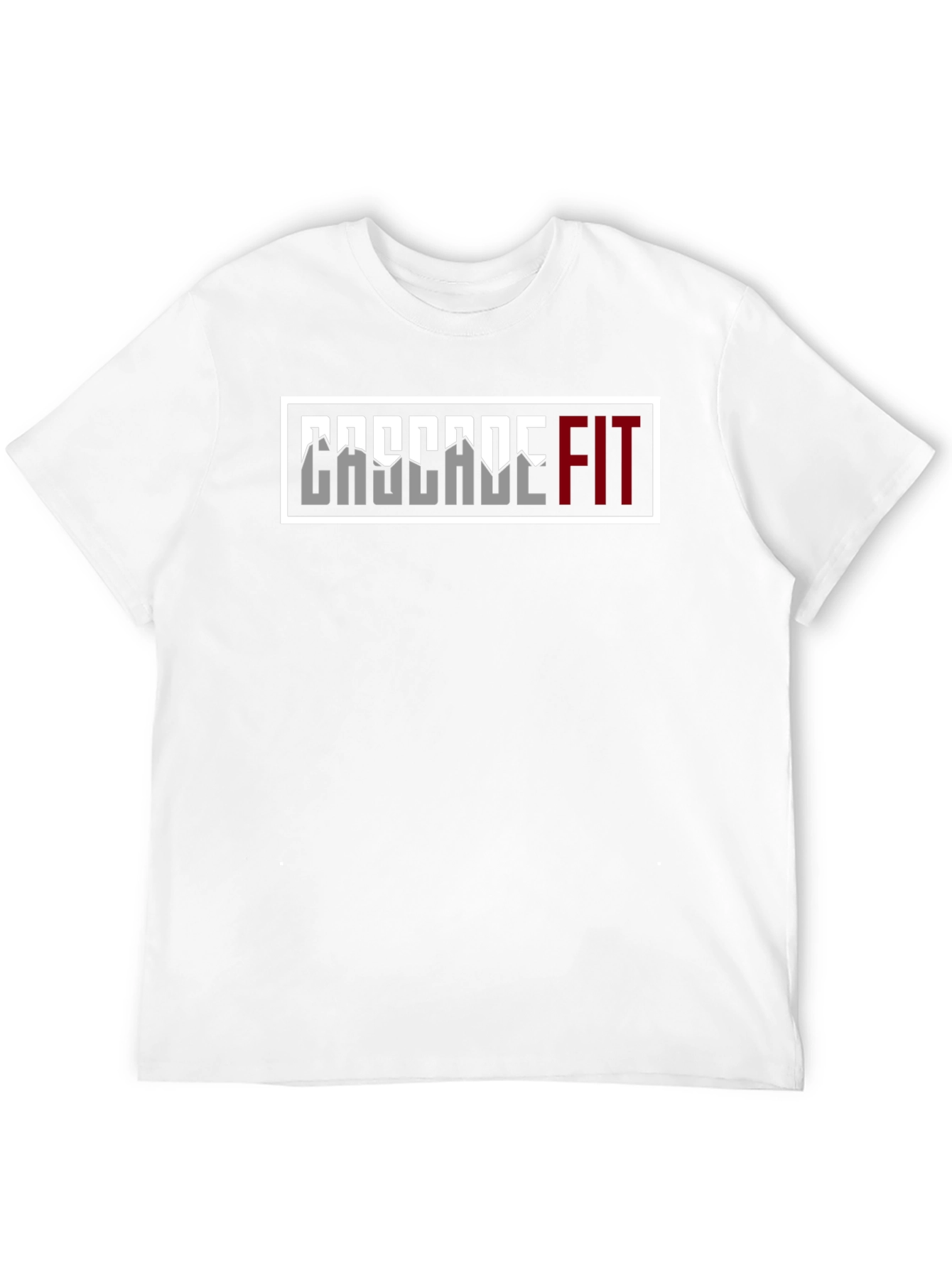 Cascade Fit Black Graphic T-Shirt