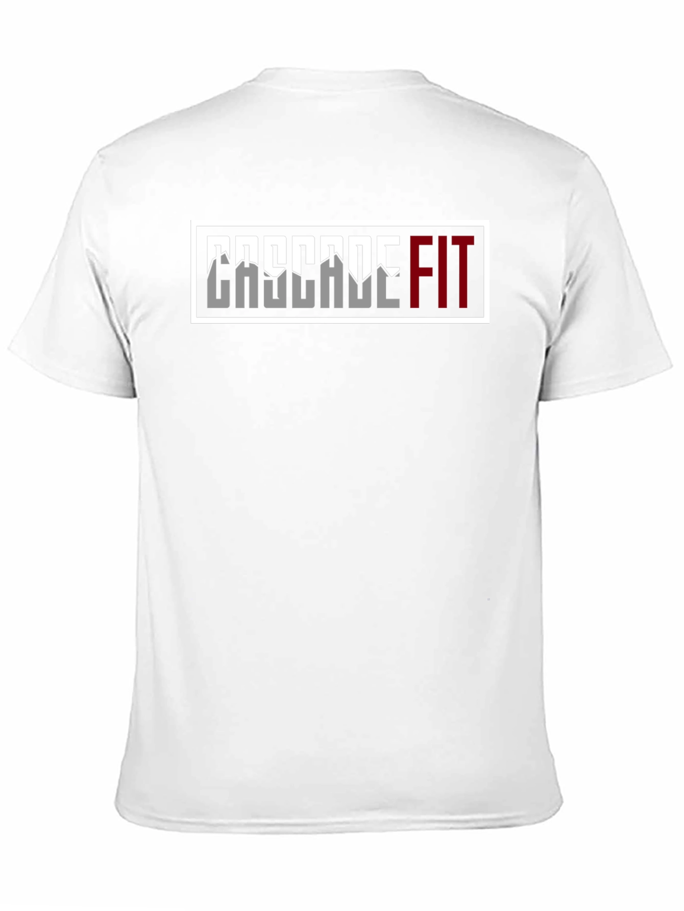 Cascade Fit Black Graphic T-Shirt