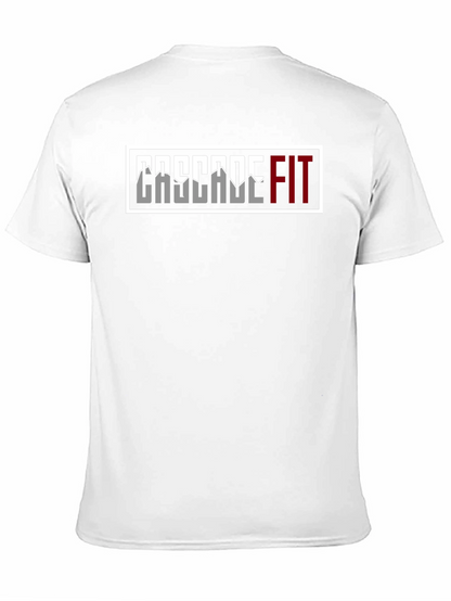 Cascade Fit Black Graphic T-Shirt