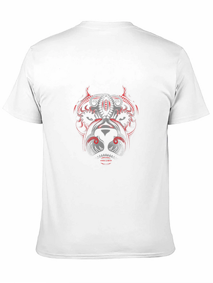 Graphic Pitbull Design Black T-Shirt