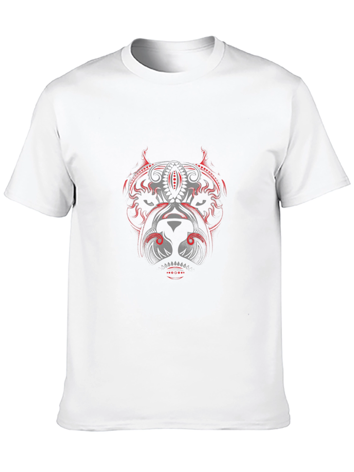 Graphic Pitbull Design Black T-Shirt