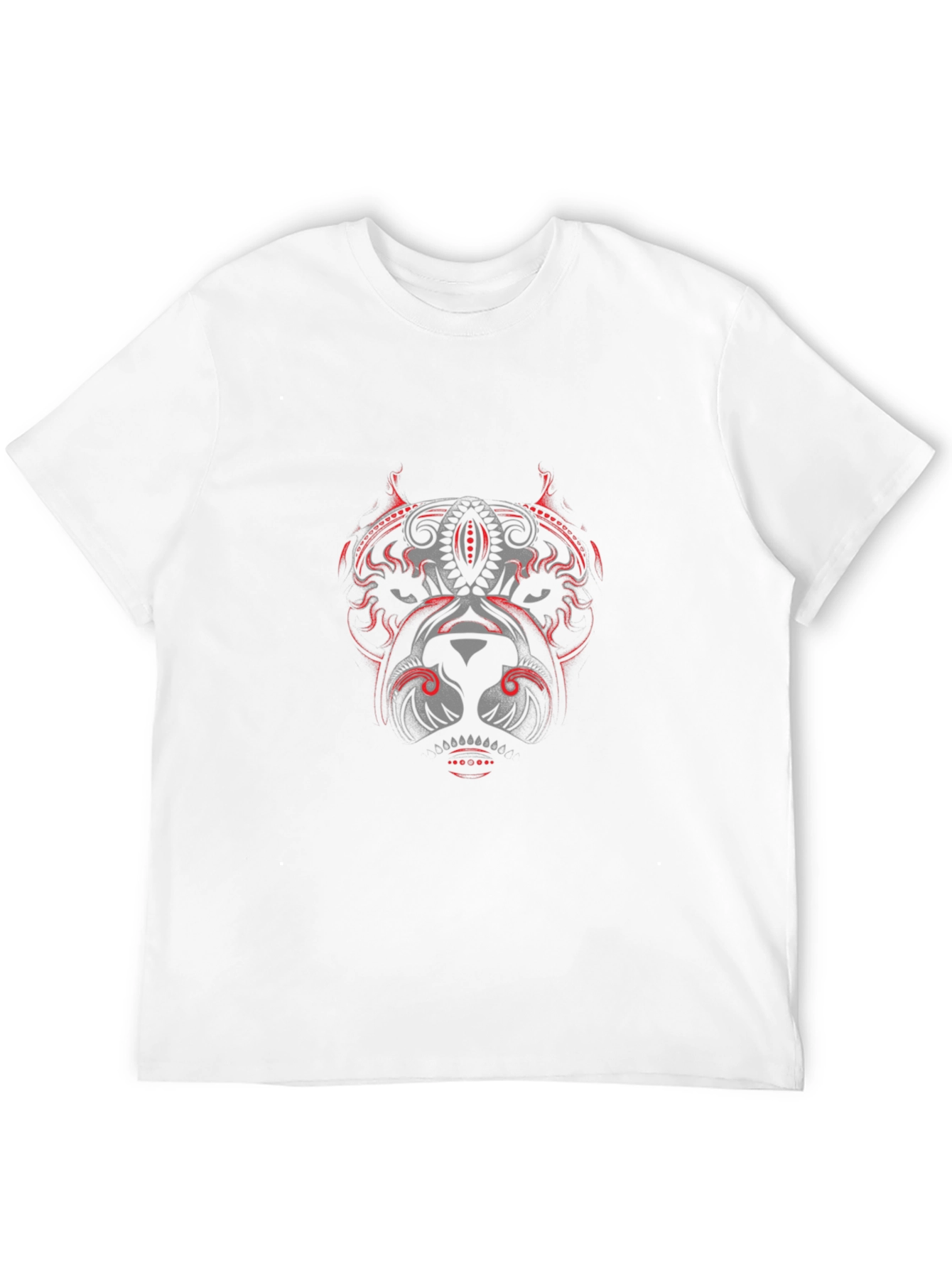 Graphic Pitbull Design Black T-Shirt