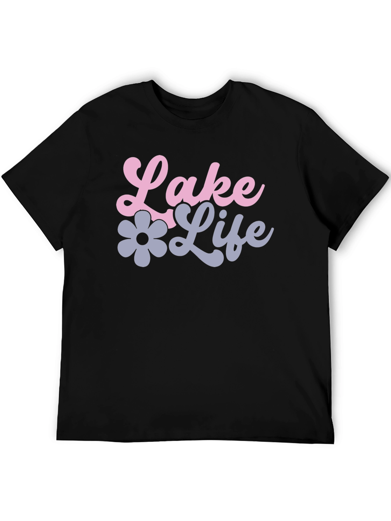 Lake Life Black Graphic Tee