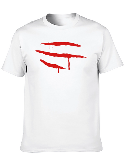 Claw Mark Graphic Tee - Black Short Sleeve
