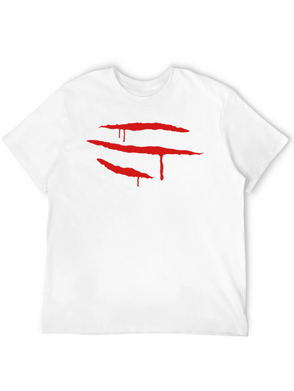 Claw Mark Graphic Tee - Black Short Sleeve