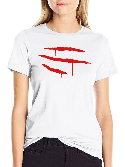 Claw Mark Graphic Tee - Black Short Sleeve