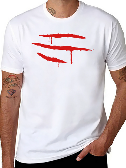 Claw Mark Graphic Tee - Black Short Sleeve