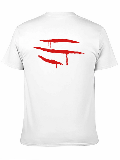 Claw Mark Graphic Tee - Black Short Sleeve