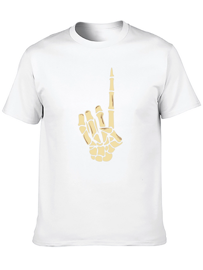 Skeleton Hand Graphic Tee - Number One Fan