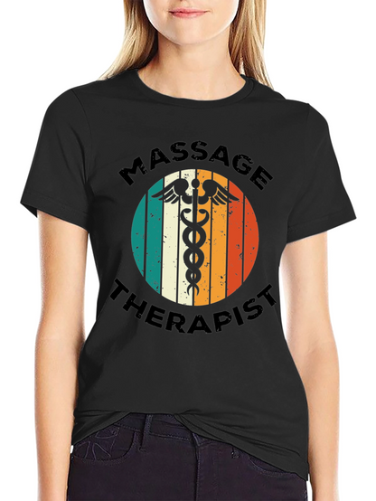 Massage Therapist T-Shirt - Retro Medical Design