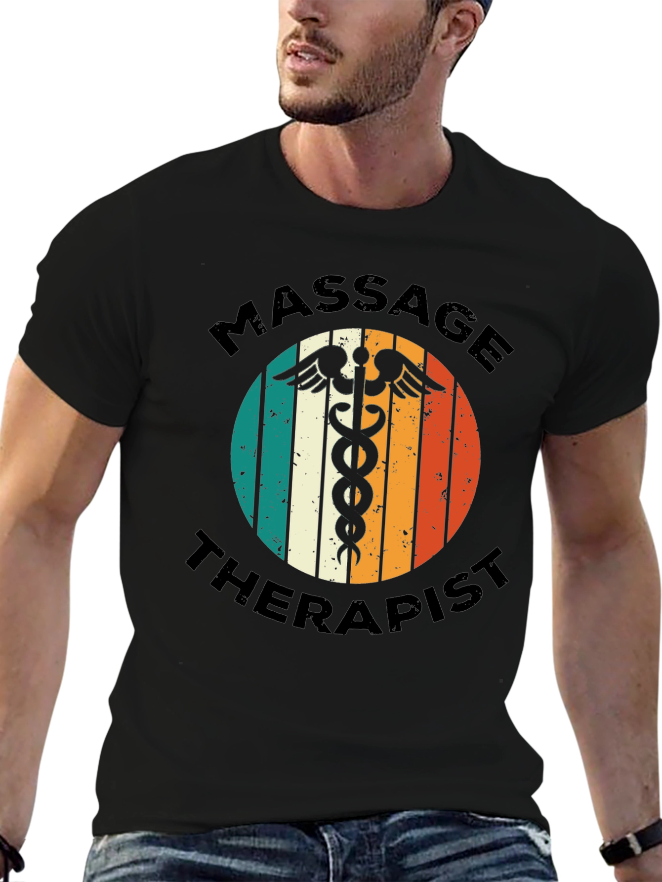 Massage Therapist T-Shirt - Retro Medical Design