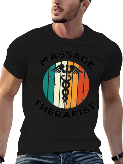 Massage Therapist T-Shirt - Retro Medical Design