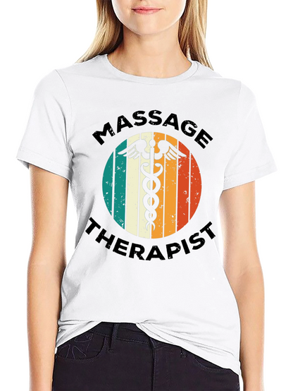 Massage Therapist T-Shirt - Retro Medical Design