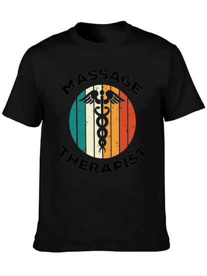 Massage Therapist T-Shirt - Retro Medical Design