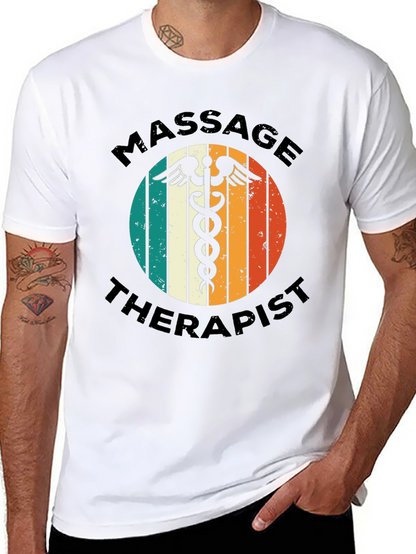 Massage Therapist T-Shirt - Retro Medical Design