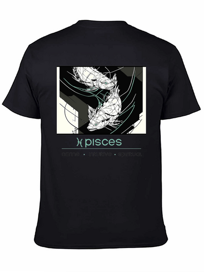 Pisces Zodiac T-Shirt - Caring Intuitive Spiritual